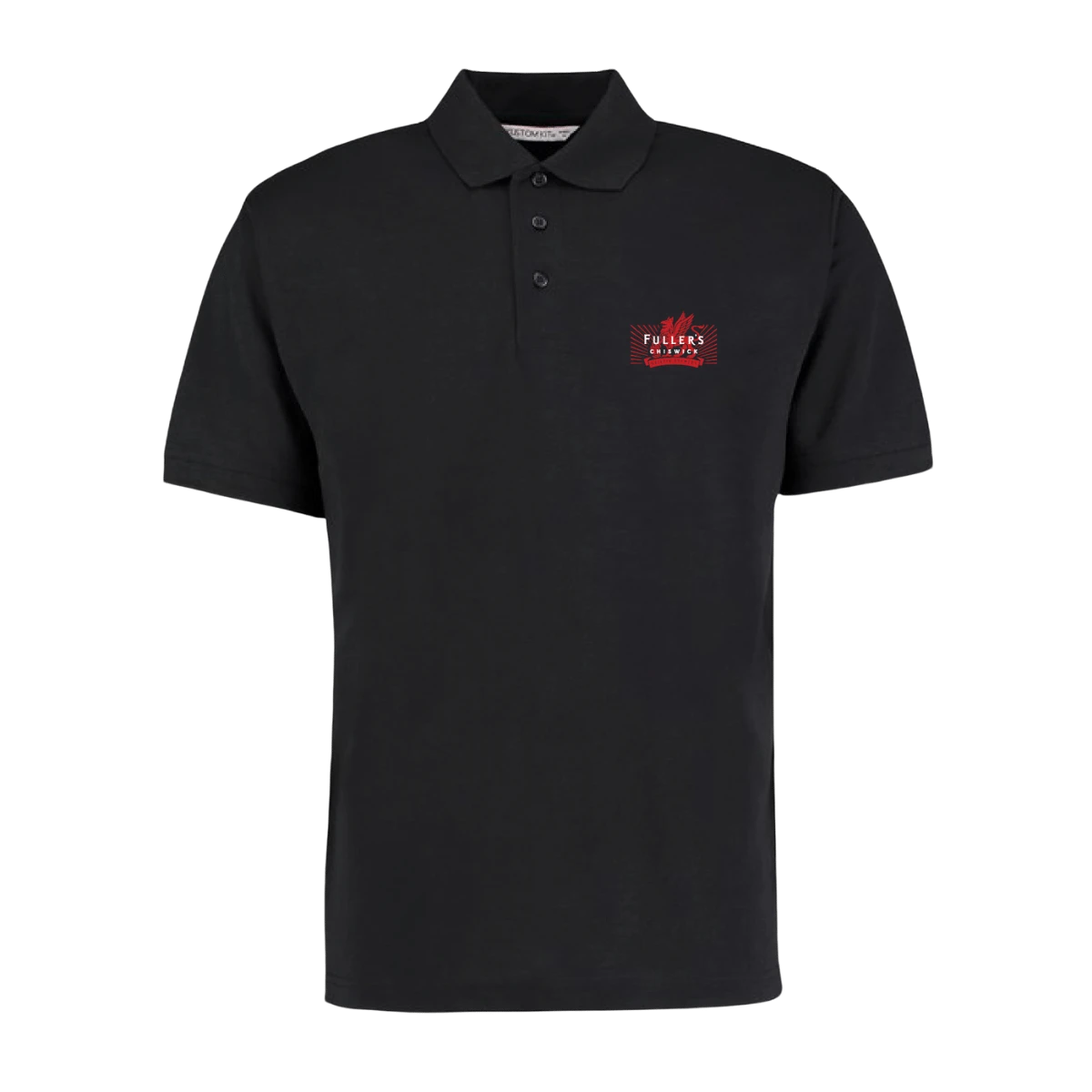 Fuller's Embroidered Polo Black 3 Fuller's Embroidered Polo Black