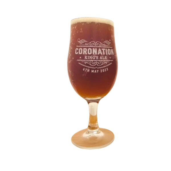 Coronation Ale Glass 3 Coronation Ale Glass