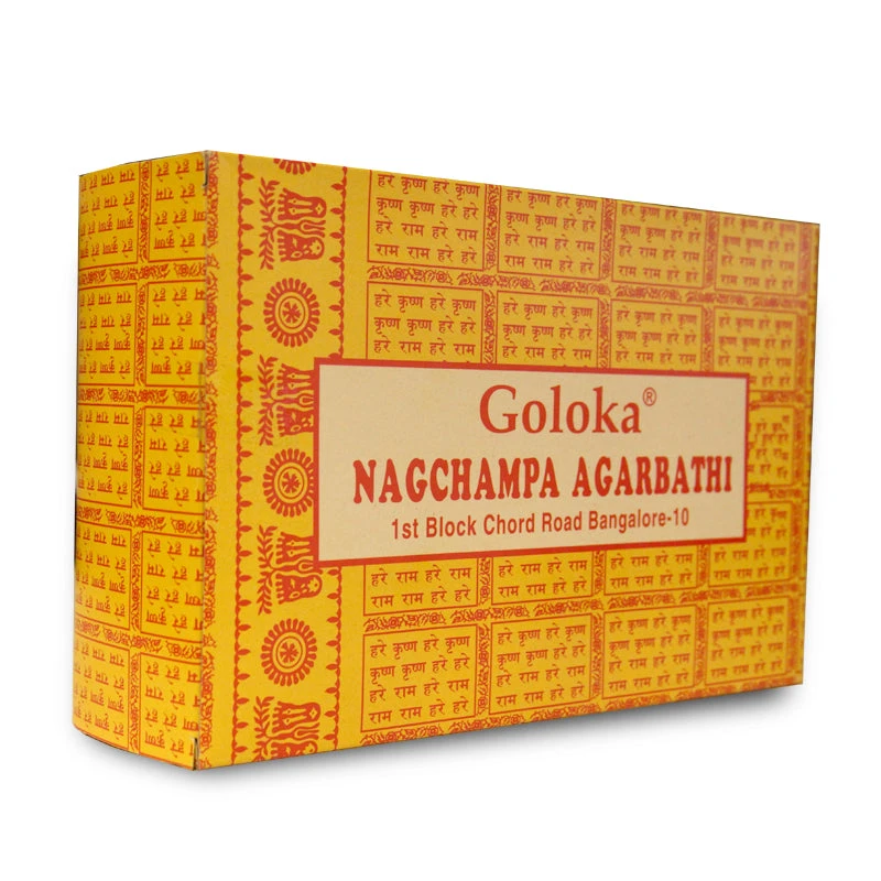 Inciensos Goloka Nag Champa - Pack 12 Cajitas 3 Inciensos Goloka Nag Champa - Pack 12 Cajitas