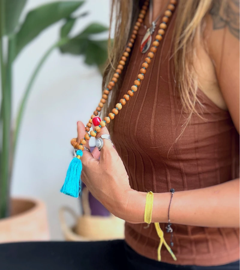 Japa Mala De Sándalo 4 Japa Mala De Sándalo - Imagen 2